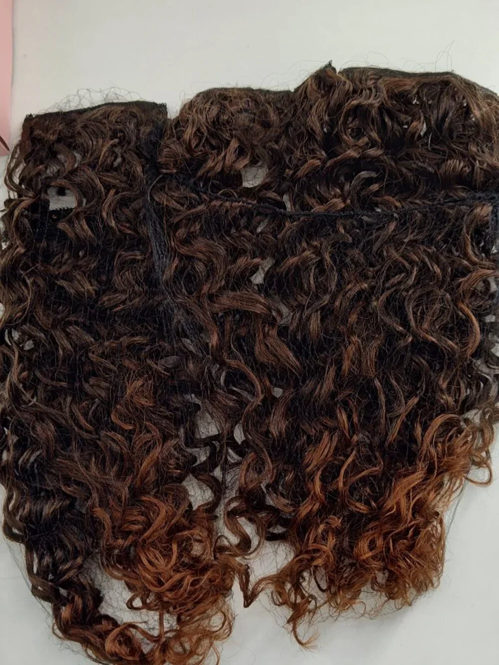 Flufymooz Clip In Hair Extensions Dark Brown 16 Inches               PA#644@CMK